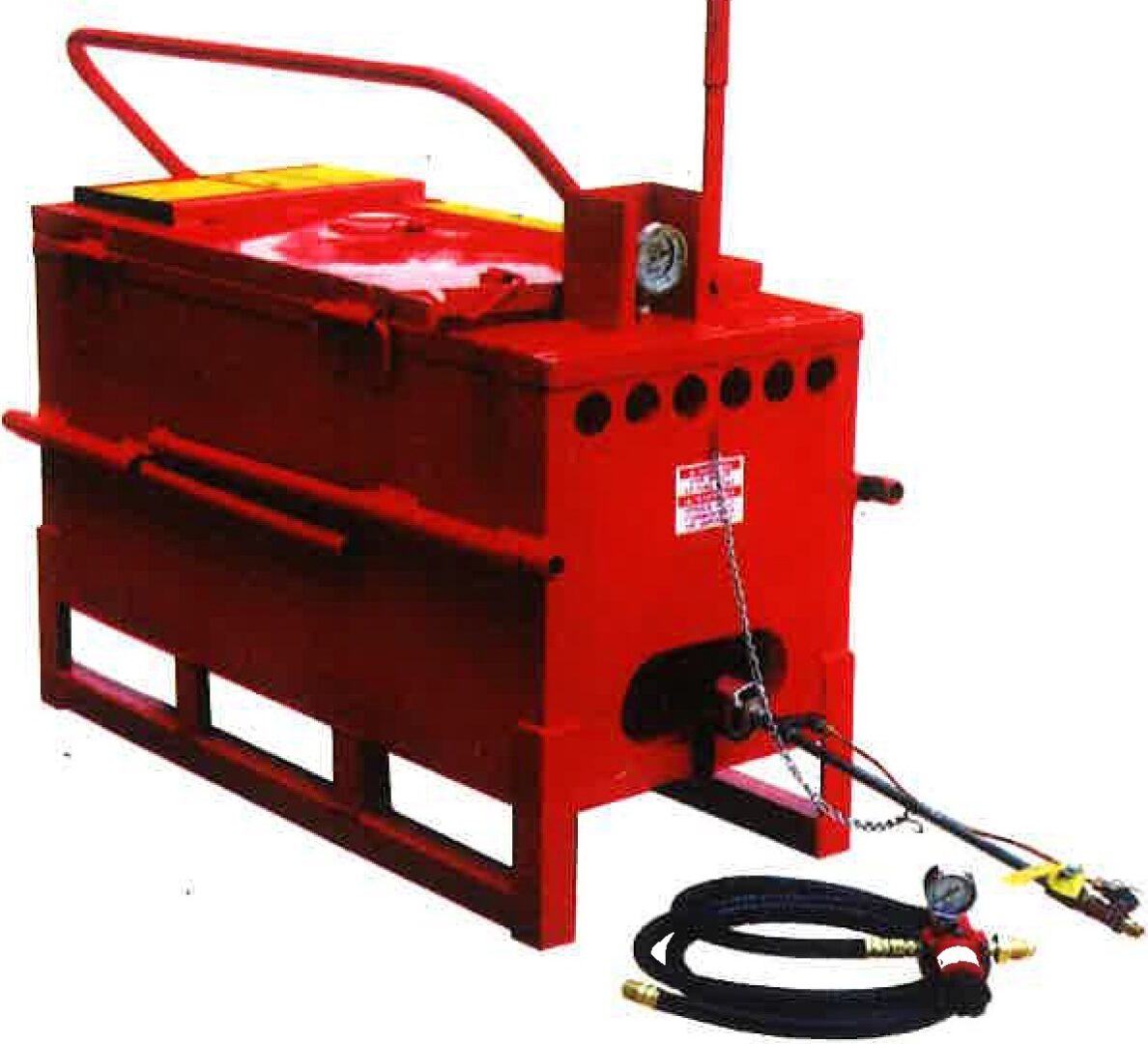 A Cleasby 30 Gallon Direct Fire Melter